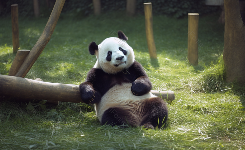 动物园内萌萌可爱快乐熊猫自然,高清,摄影图,摄影图片,图片大全,摄影图免费下载